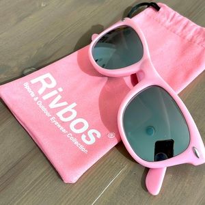 NWOT Pink Rivbos Kids Sunglasses